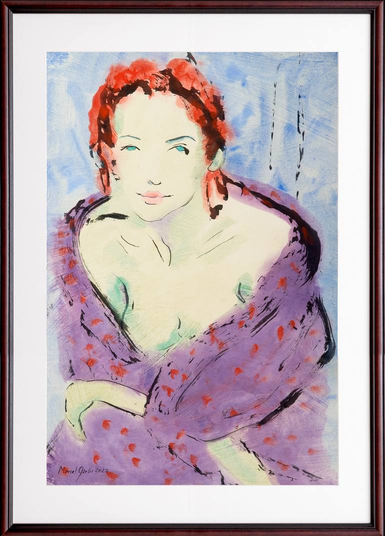 Original Women Painting by Marcel Garbi