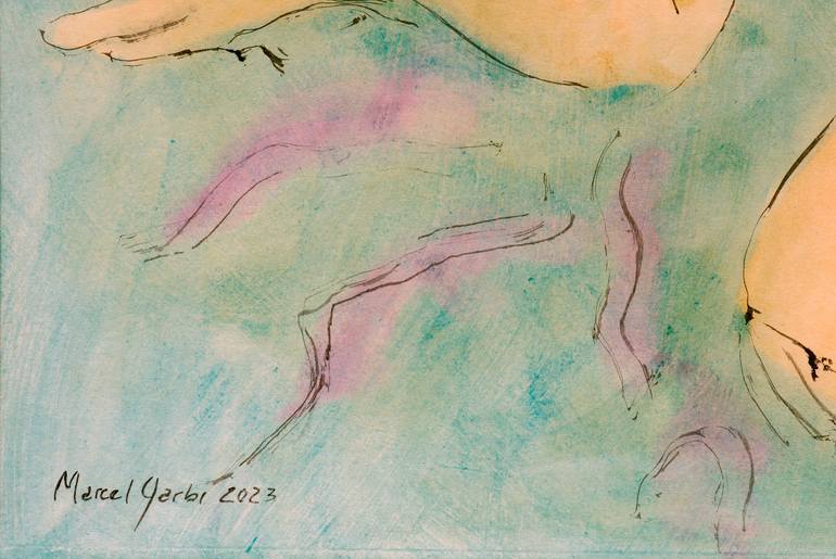 Original Figurative Women Painting by Marcel Garbi