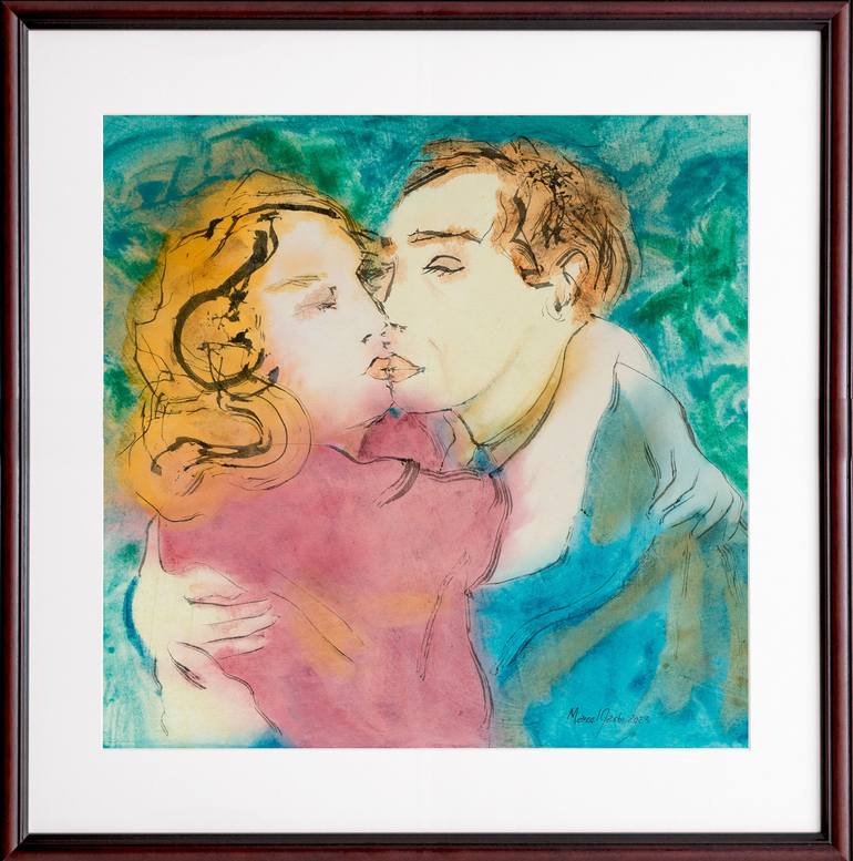 Original Love Painting by Marcel Garbi