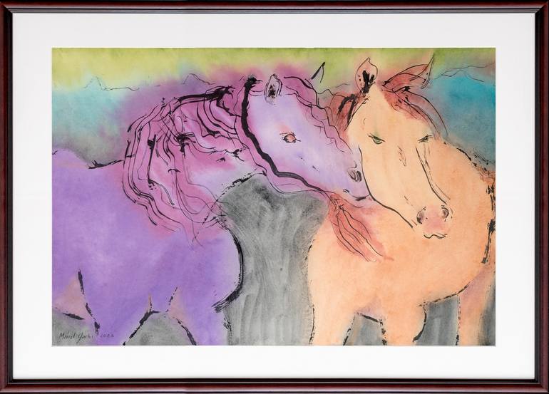 Original Figurative Animal Painting by Marcel Garbi
