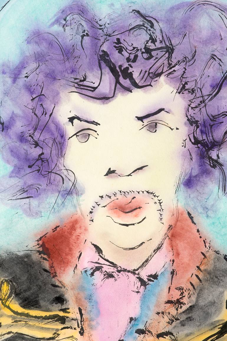 Original Figurative Music Painting by Marcel Garbi