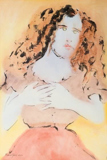 Original Figurative Women Paintings by Marcel Garbi