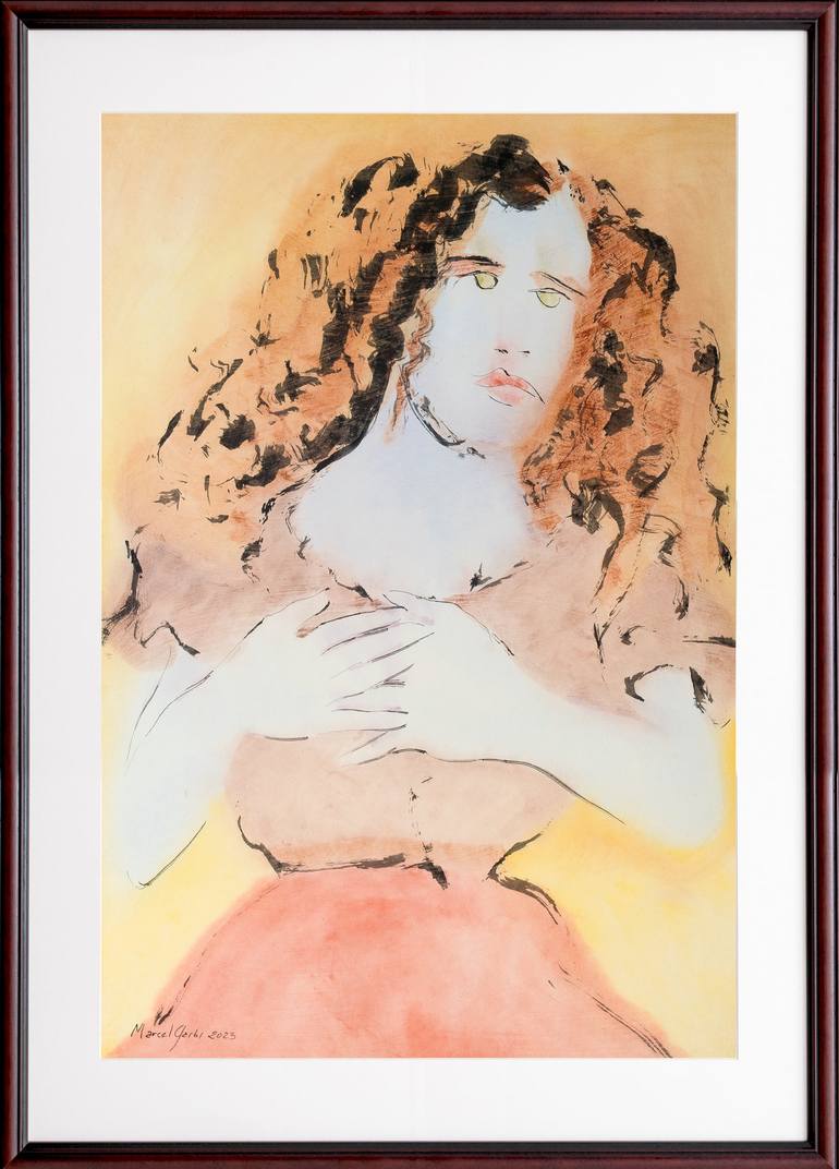 Original Women Painting by Marcel Garbi