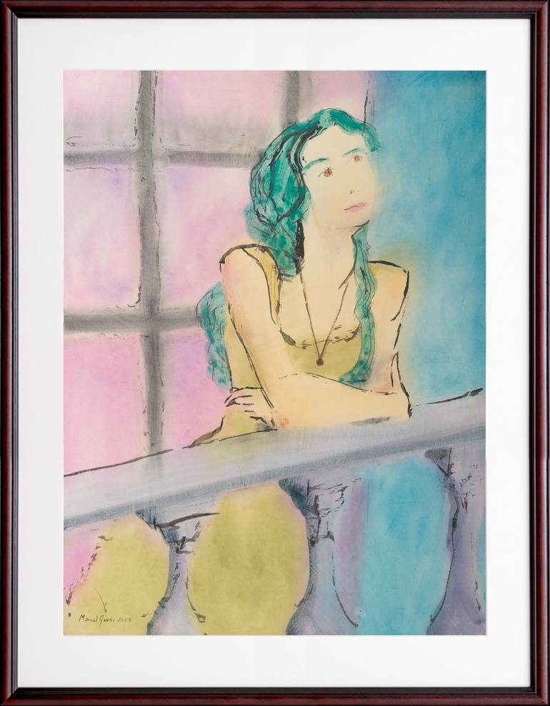 Original Women Painting by Marcel Garbi