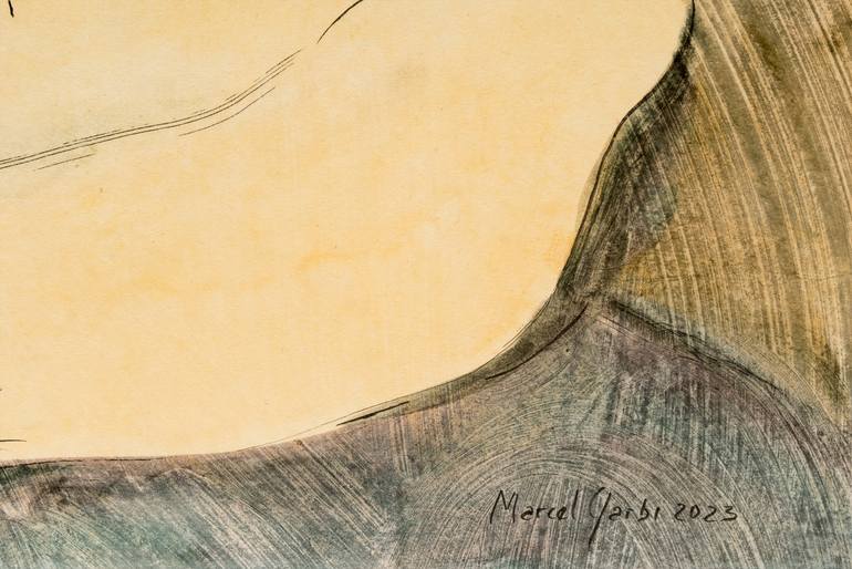 Original Figurative Nude Painting by Marcel Garbi