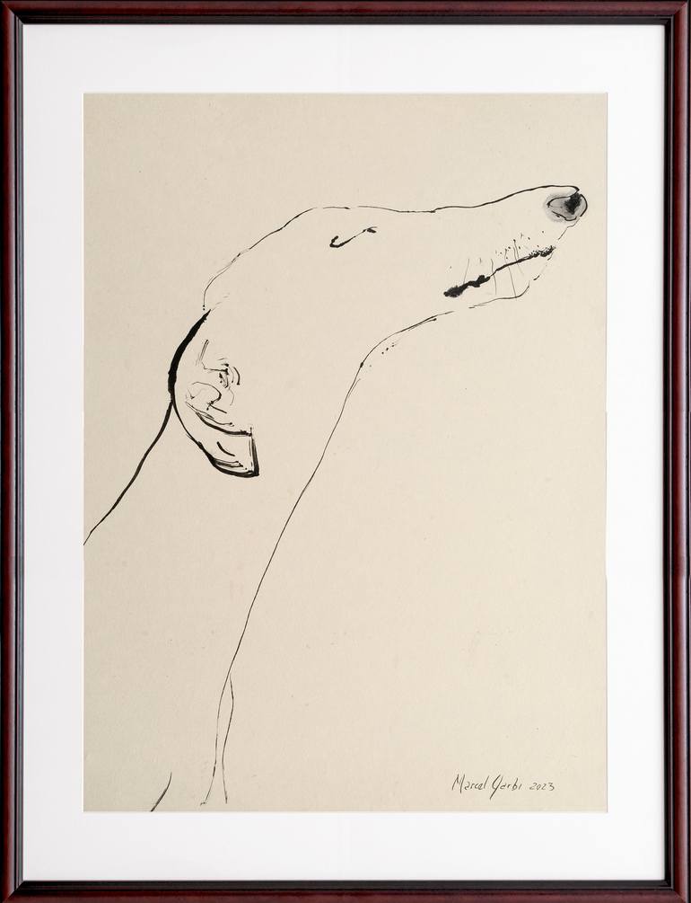 Original Figurative Animal Drawing by Marcel Garbi