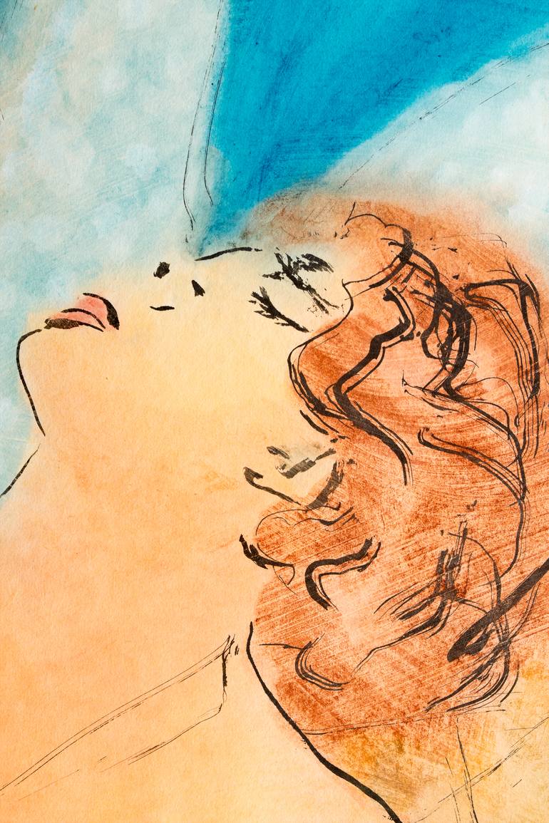 Original Expressionism Fantasy Painting by Marcel Garbi
