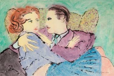 Original Expressionism Love Paintings by Marcel Garbi