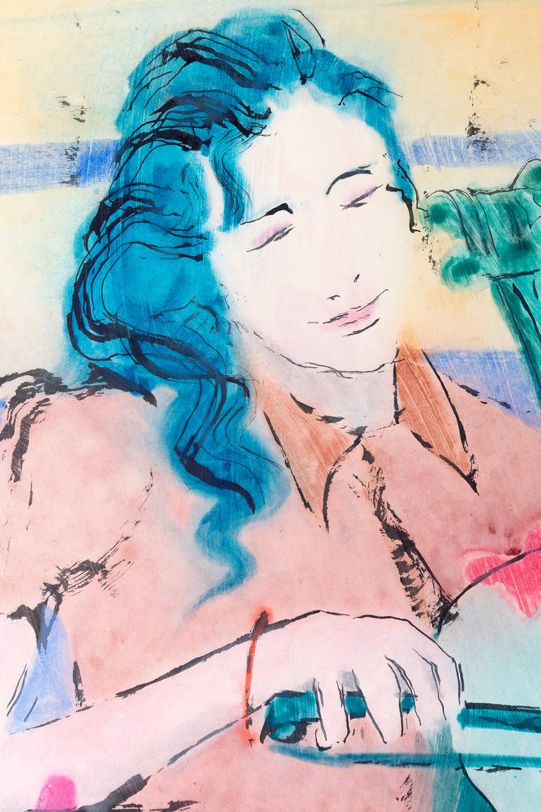 Original Expressionism Music Painting by Marcel Garbi