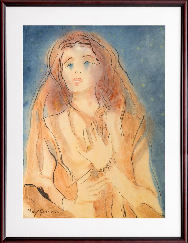 Original Women Painting by Marcel Garbi