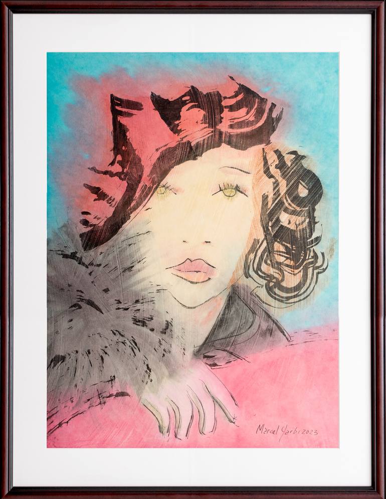 Original Figurative Fashion Painting by Marcel Garbi