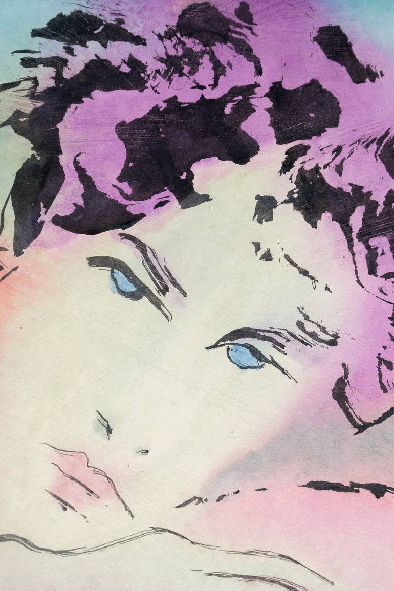 Original Figurative People Painting by Marcel Garbi