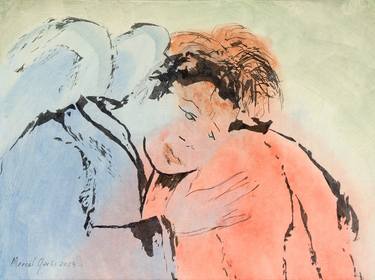 Original Figurative Religious Paintings by Marcel Garbi