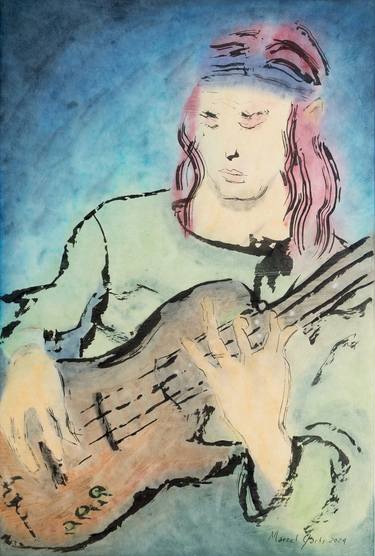 Original Music Paintings by Marcel Garbi