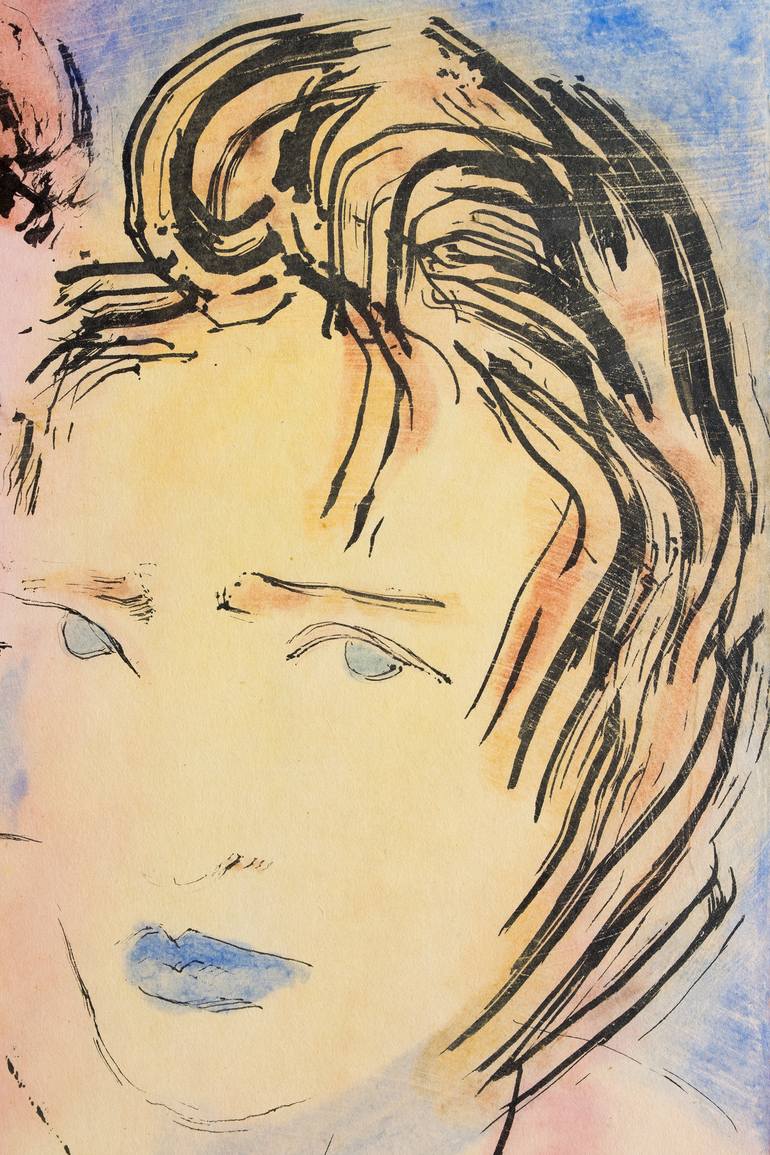 Original Figurative Love Painting by Marcel Garbi