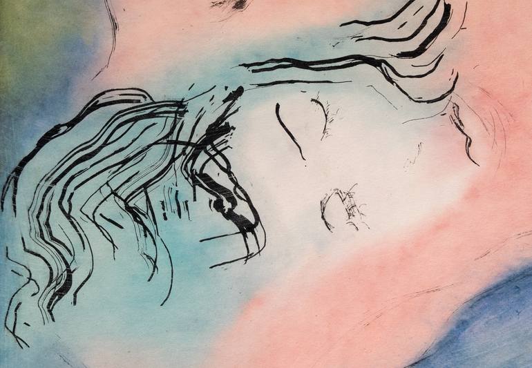 Original Figurative Women Painting by Marcel Garbi