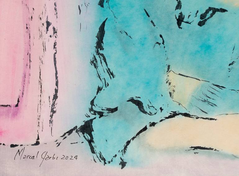 Original Figurative Love Painting by Marcel Garbi