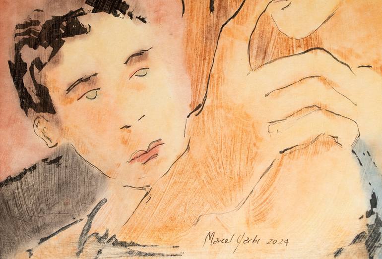 Original Figurative Erotic Painting by Marcel Garbi