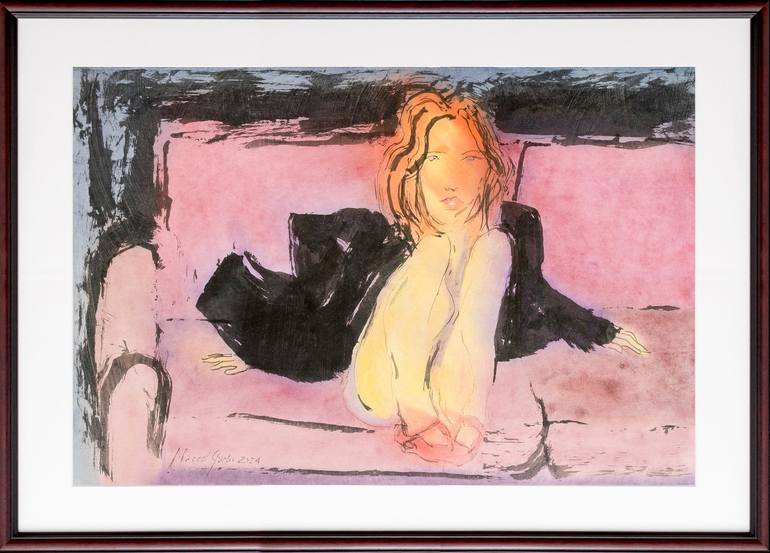 Original Women Painting by Marcel Garbi