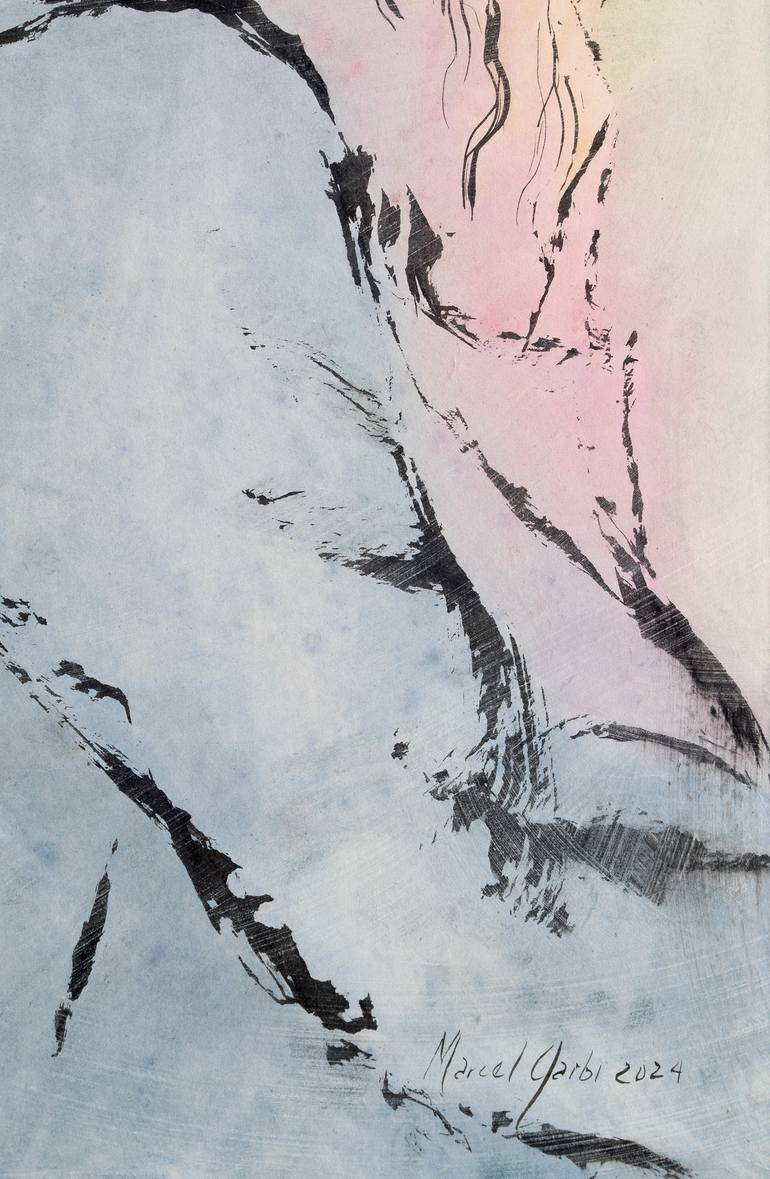 Original Figurative Love Painting by Marcel Garbi