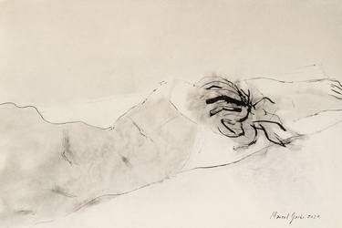 Original Minimalism Women Drawing by Marcel Garbi