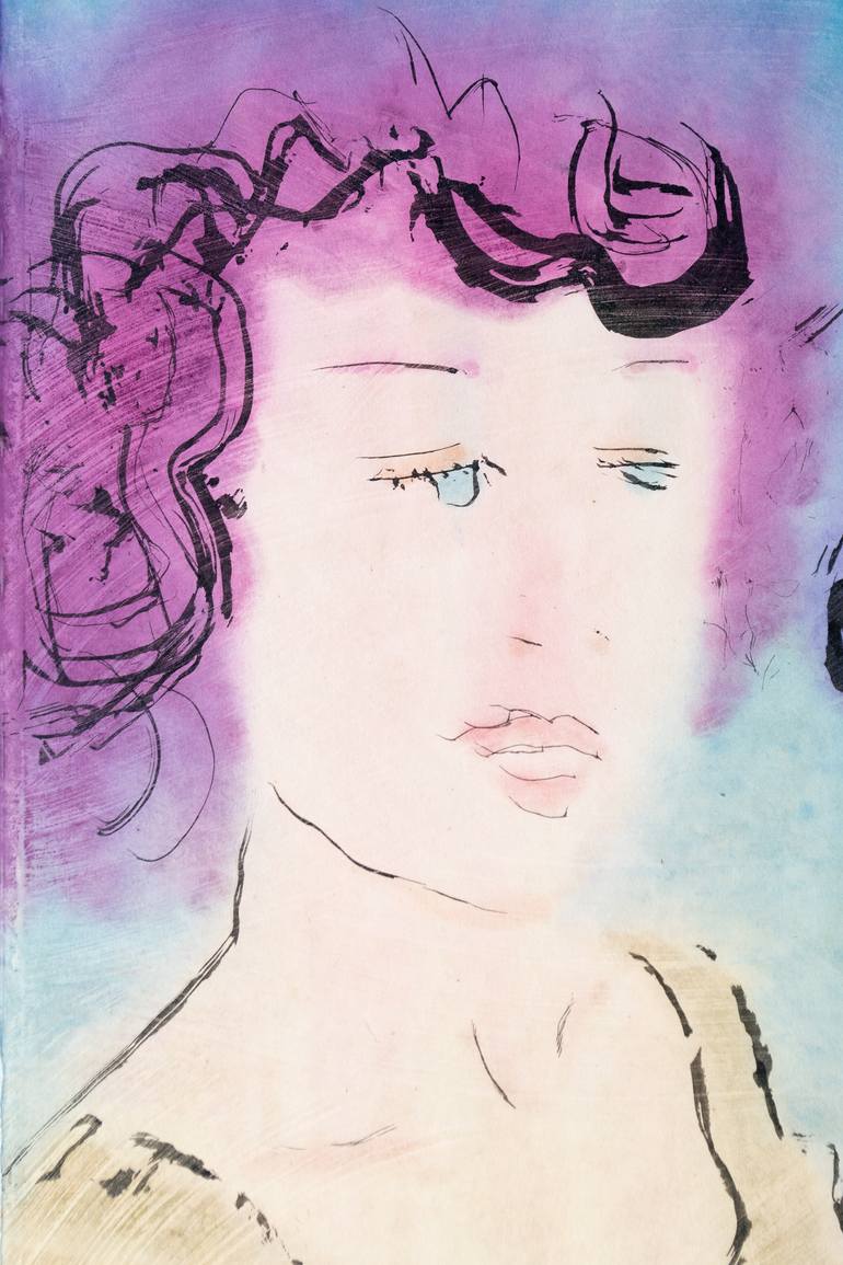 Original Figurative Love Painting by Marcel Garbi