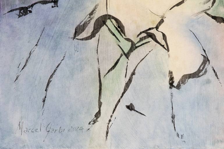 Original Figurative Men Painting by Marcel Garbi