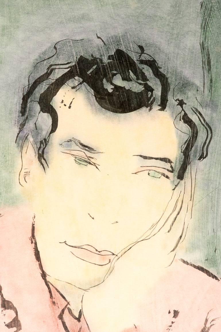 Original Figurative Men Painting by Marcel Garbi