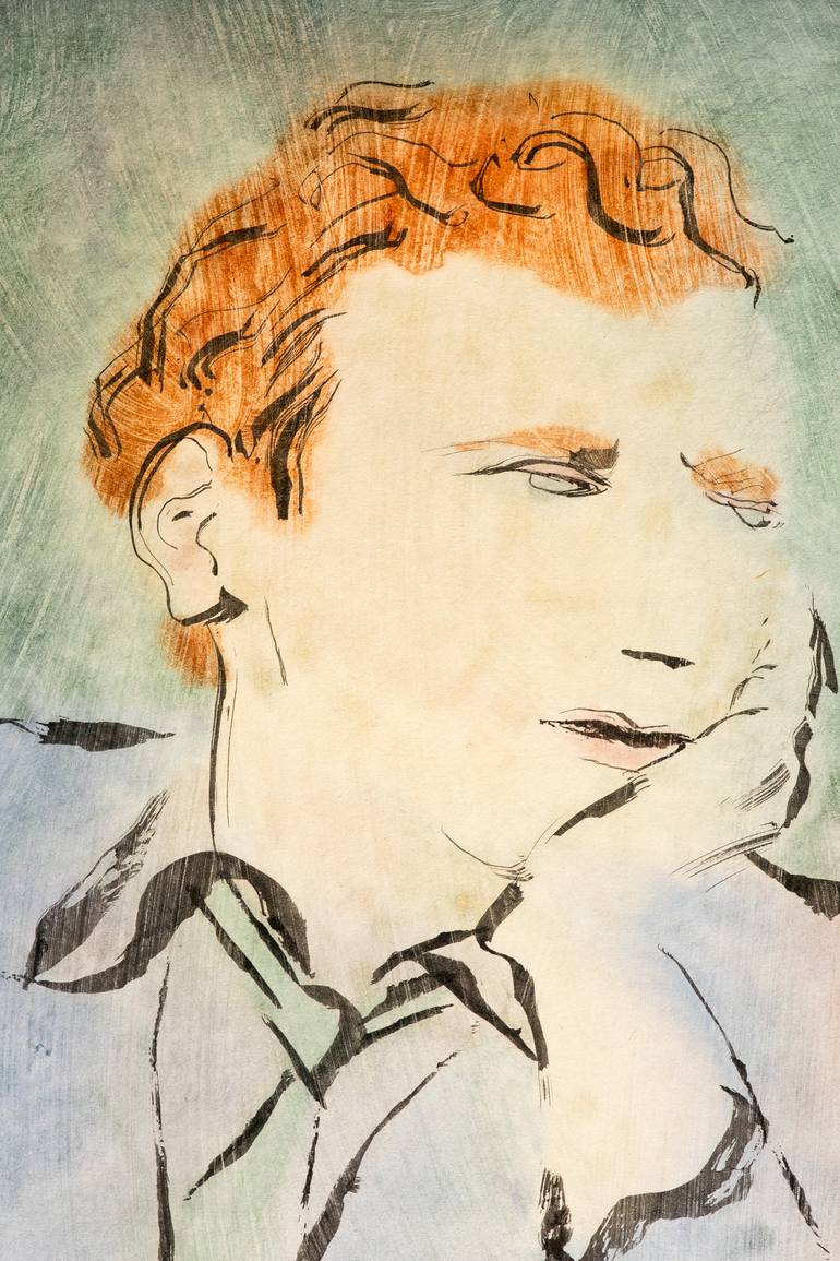 Original Figurative Men Painting by Marcel Garbi