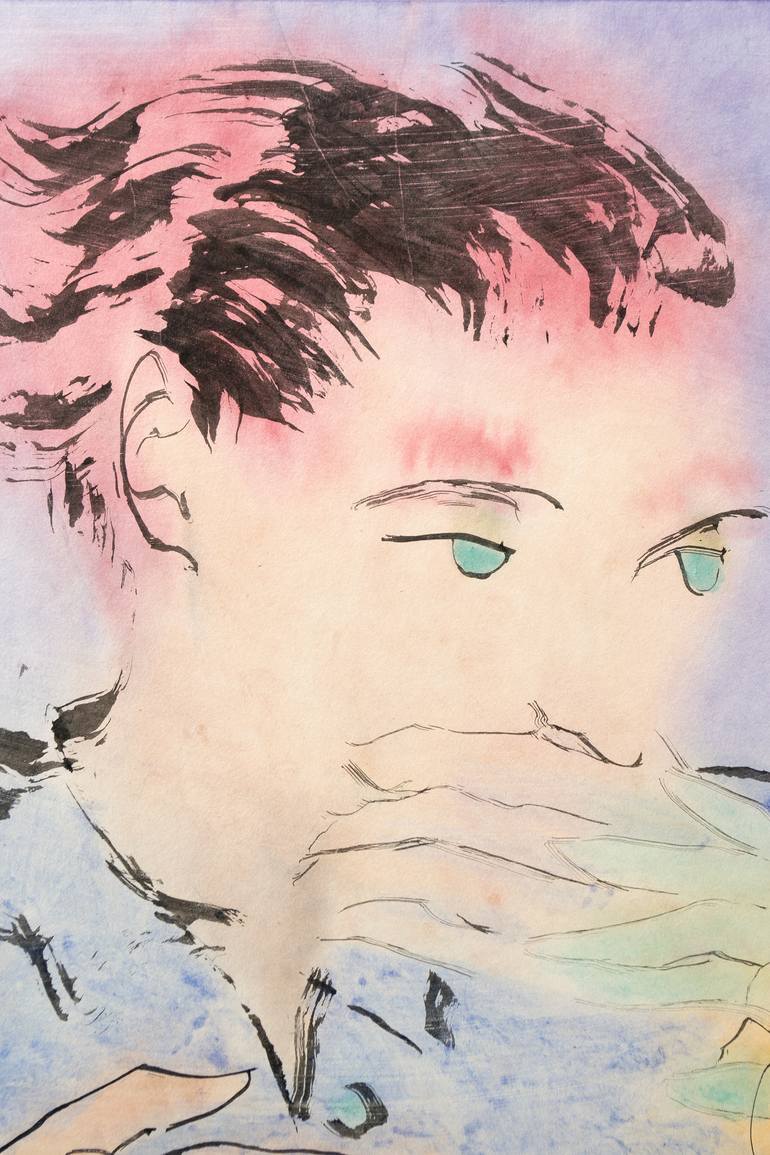 Original Figurative Love Painting by Marcel Garbi