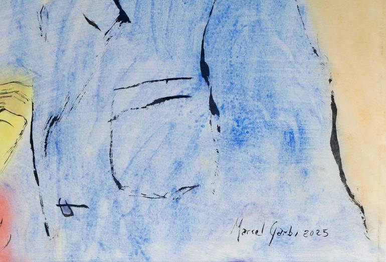 Original Figurative Love Painting by Marcel Garbi