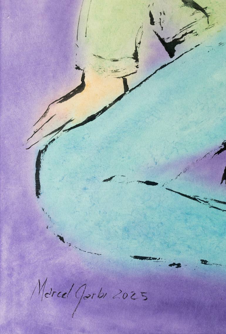 Original Figurative People Painting by Marcel Garbi