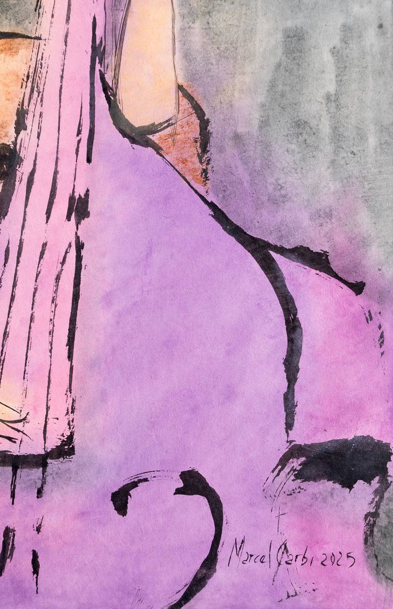 Original Figurative Music Painting by Marcel Garbi