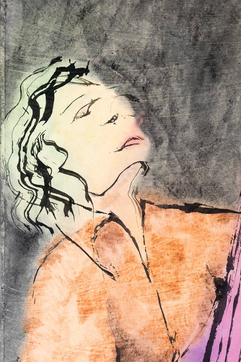 Original Figurative Music Painting by Marcel Garbi