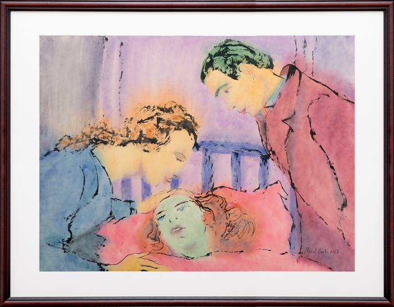 Original Figurative Health & Beauty Painting by Marcel Garbi