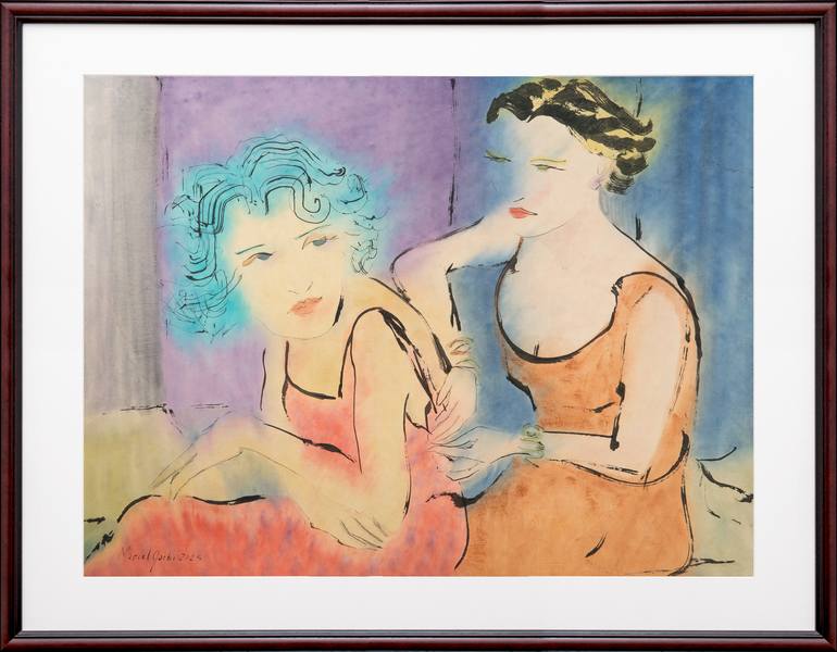 Original Figurative Women Painting by Marcel Garbi