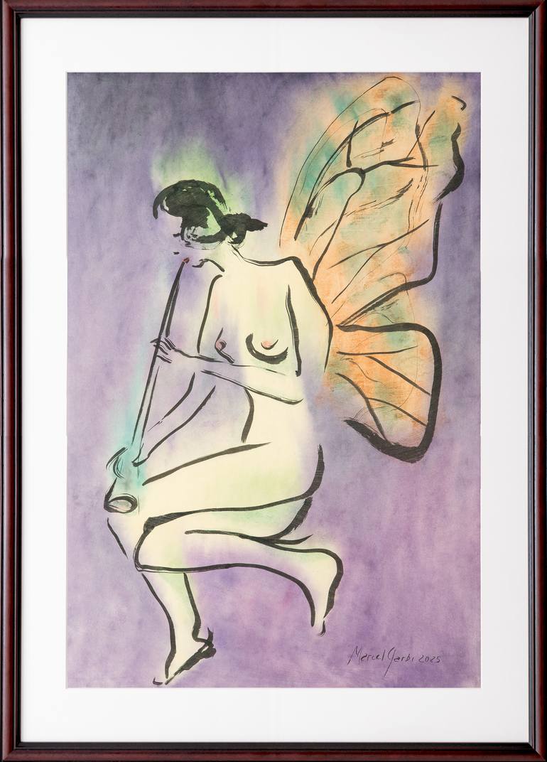Original Figurative Classical Mythology Painting by Marcel Garbi