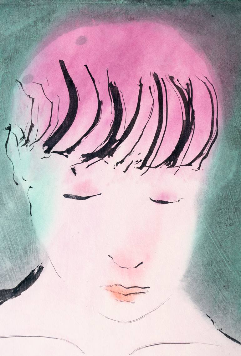 Original Figurative Nude Painting by Marcel Garbi