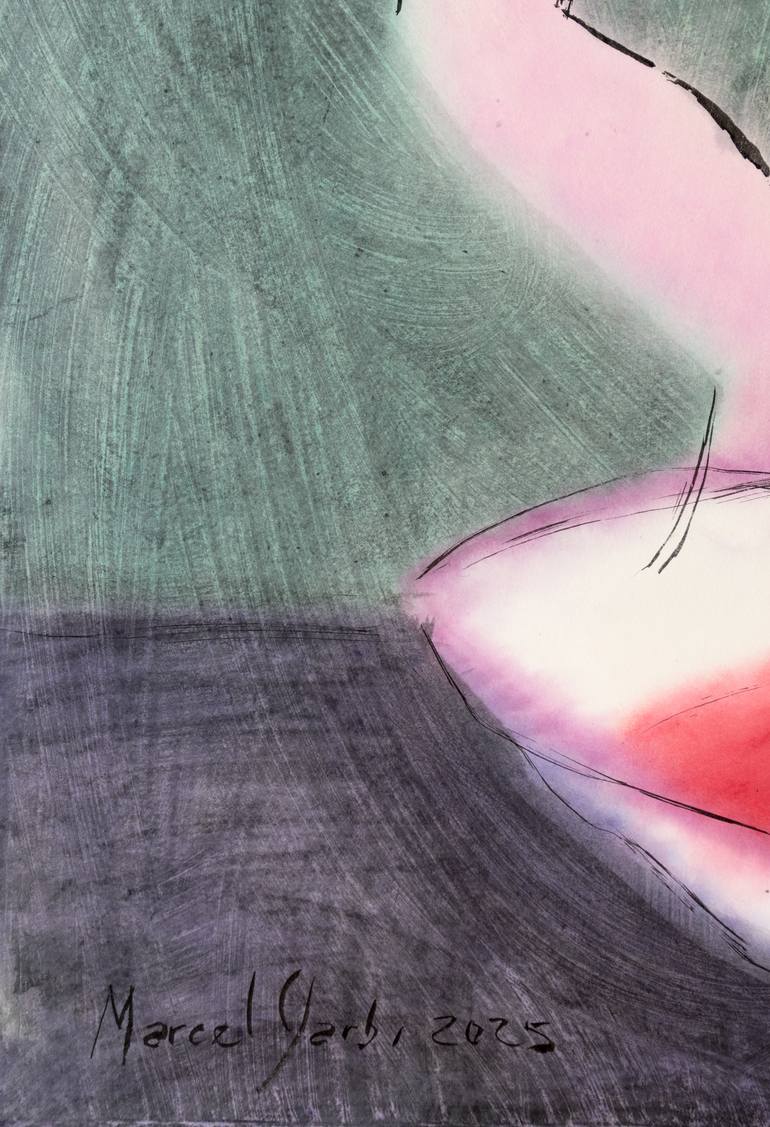 Original Figurative Nude Painting by Marcel Garbi