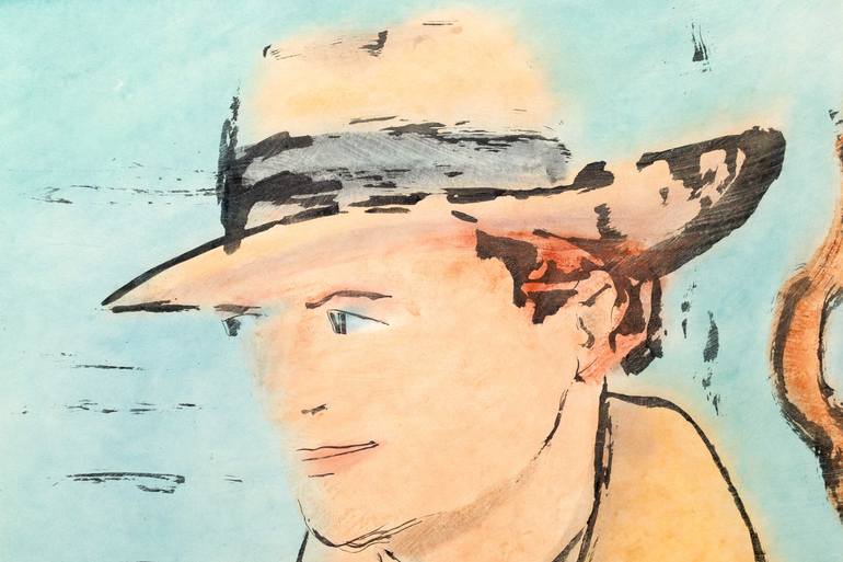 Original Figurative Men Painting by Marcel Garbi