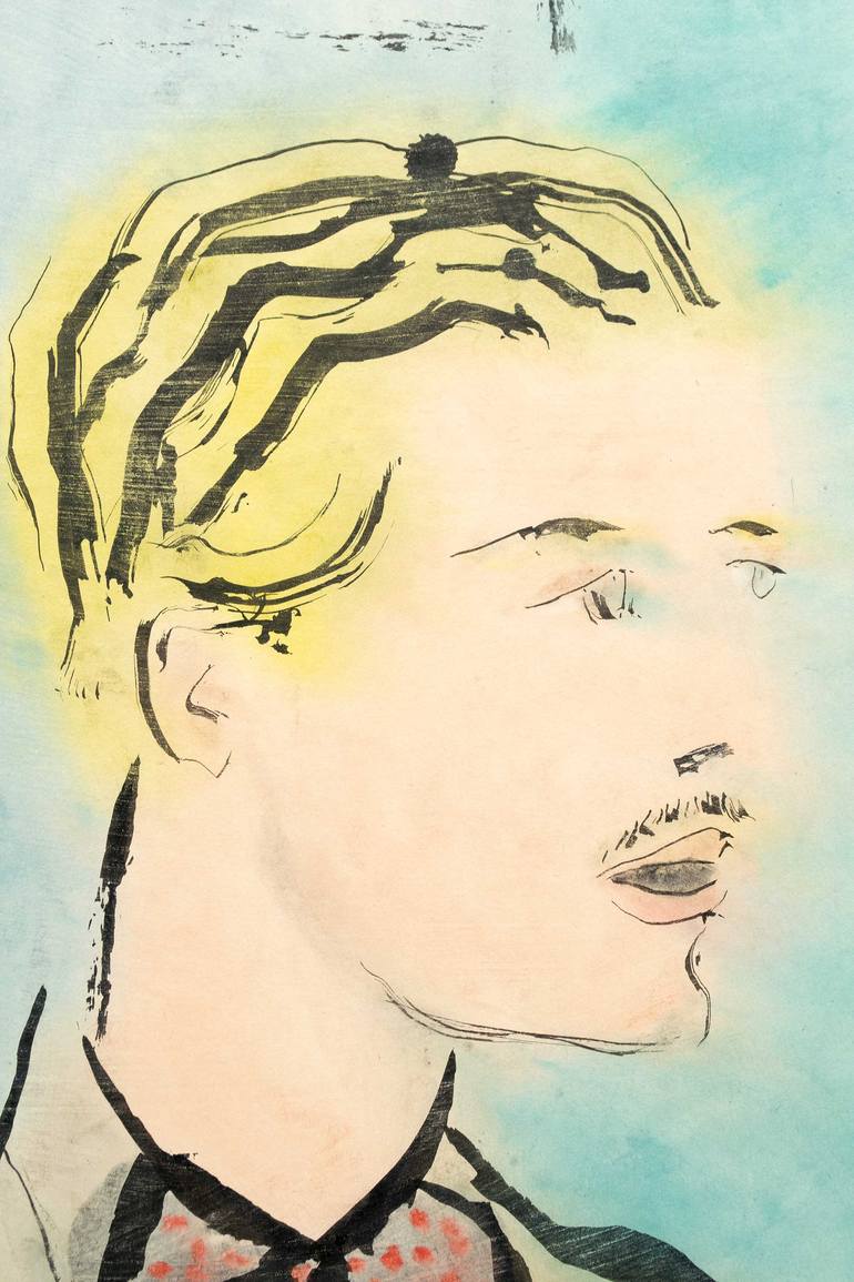 Original Figurative Men Painting by Marcel Garbi