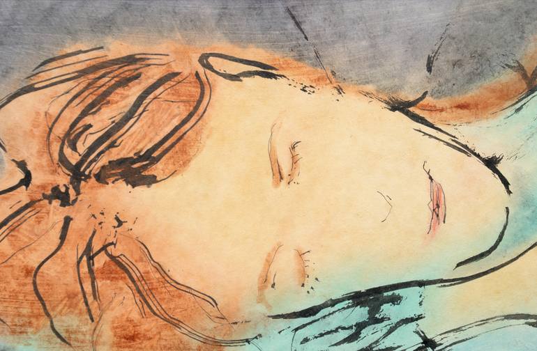 Original Figurative Love Painting by Marcel Garbi