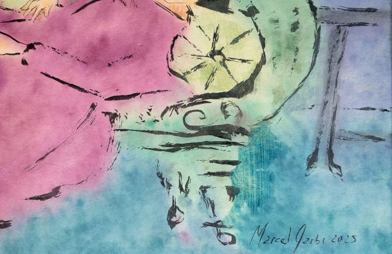 Original Figurative Women Painting by Marcel Garbi