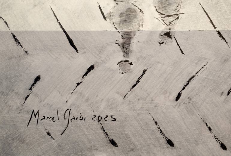 Original Figurative Women Drawing by Marcel Garbi