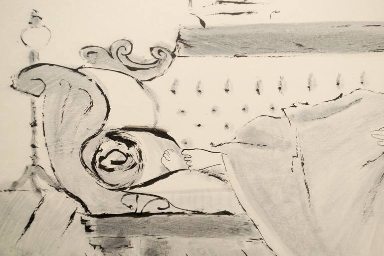 Original Figurative Women Drawing by Marcel Garbi