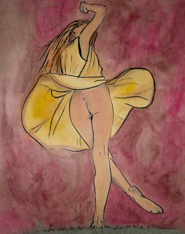 Original Figurative Women Paintings by Marcel Garbi