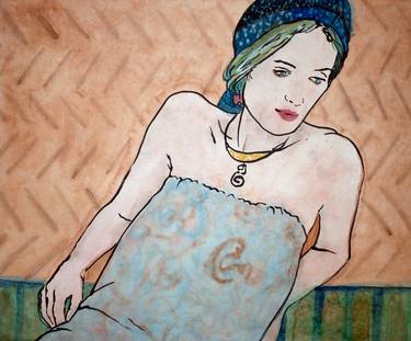 Original Modern Women Paintings by Marcel Garbi