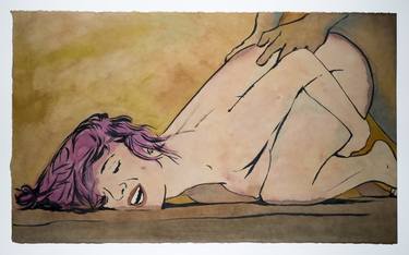Original Erotic Paintings by Marcel Garbi