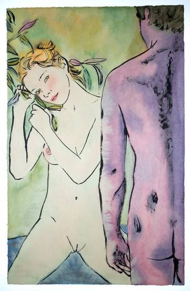 Original Fine Art Erotic Paintings by Marcel Garbi