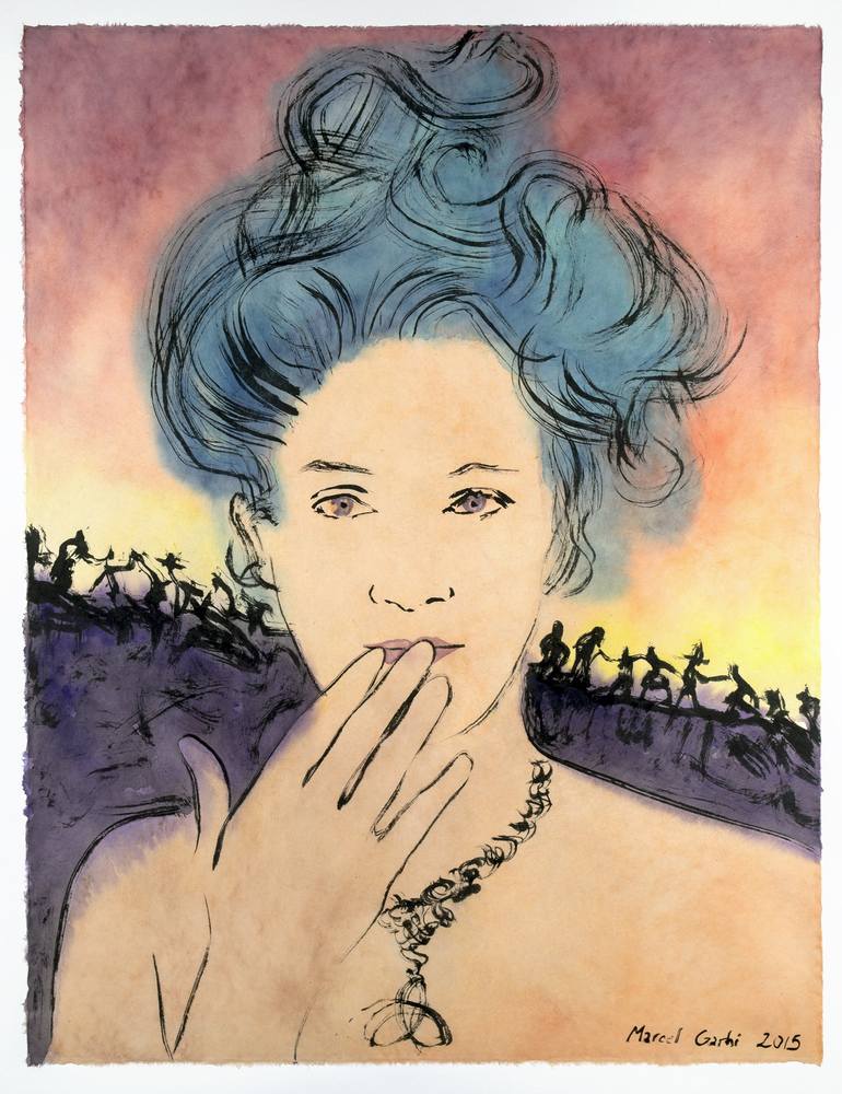 Original Illustration Religious Paintings by Marcel Garbi